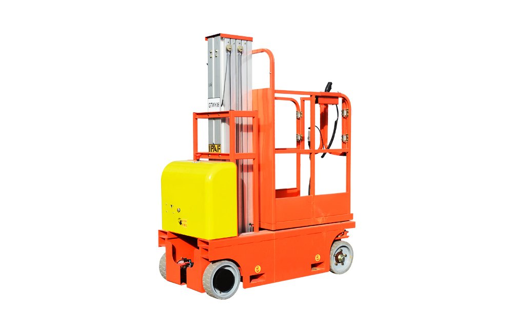 Single-Mast Self-Propelled Aluminum Aerial Work Platform