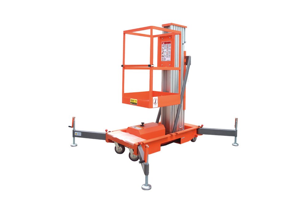 Single-Mast Aluminum Aerial Work Platform