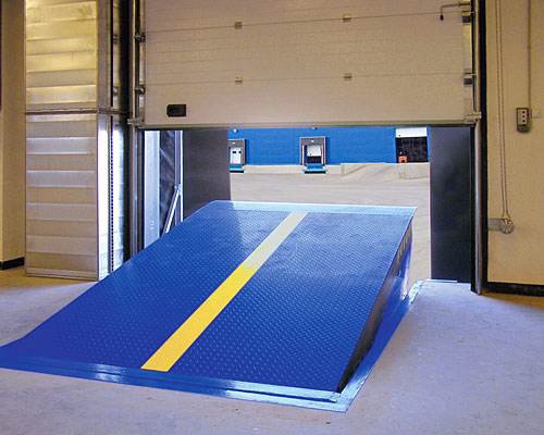 Stationary Dock Levelers at Distribution Center