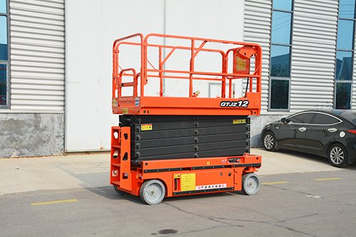 Self-Propelled Scissor Lifts at Airport Terminal