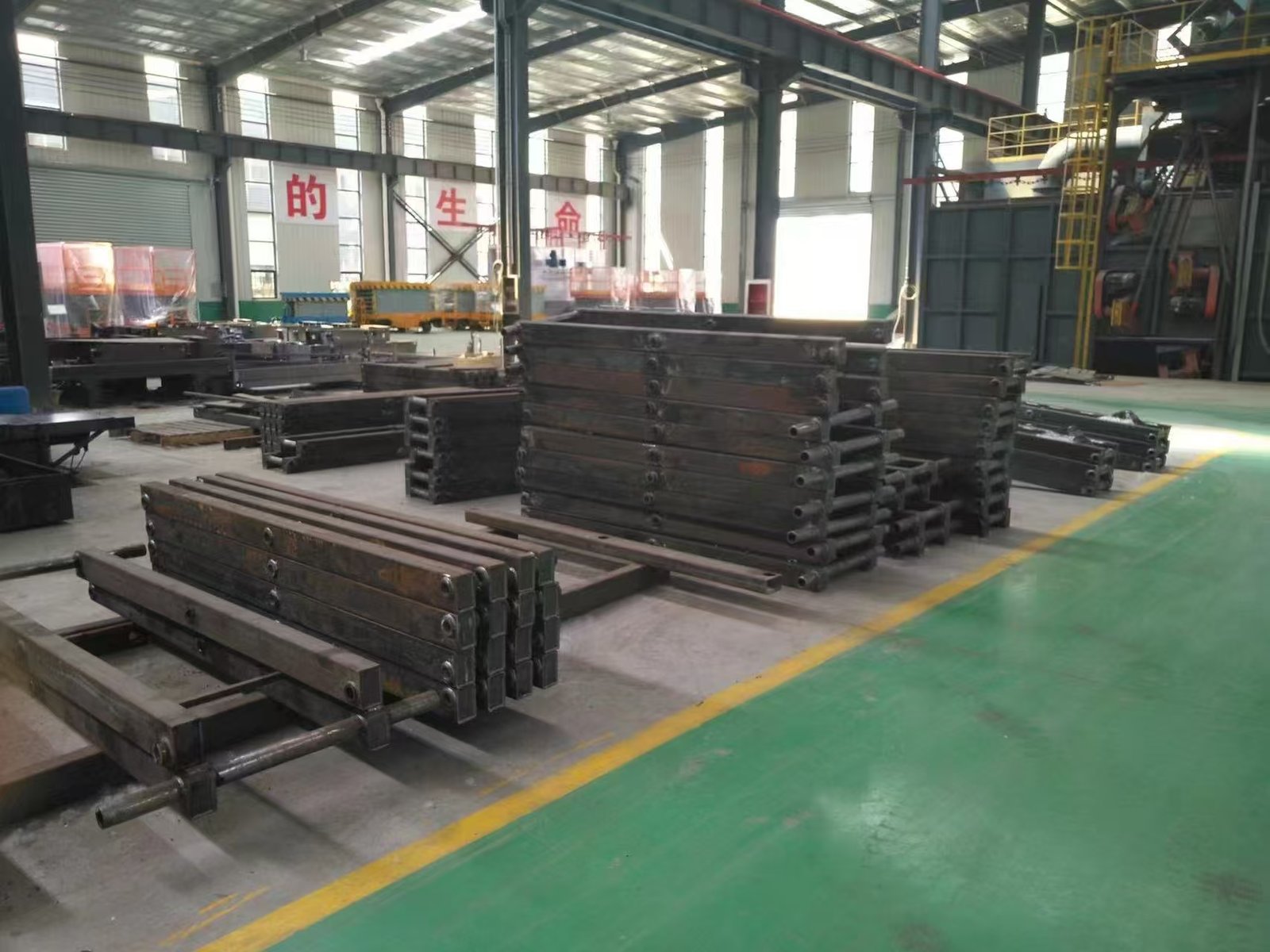 Self-produced core structural parts